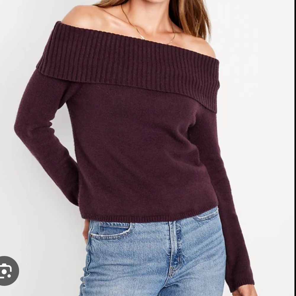 Old Navy SoSoft Off-Shoulder Sweater